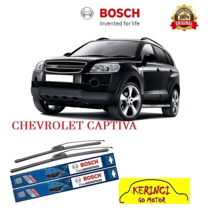 WIPER BOSCH CLEAR ADVANTAGE CHEVROLET CAPTIVA 24&quot; &amp; 16&quot; SEPASANG WIPER