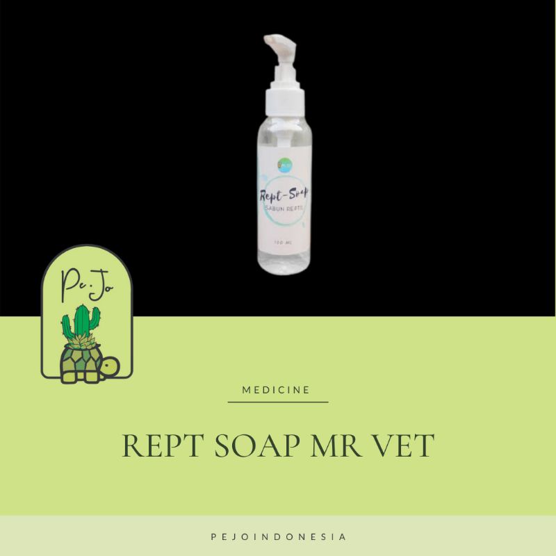 Shampoo khusus Reptil Rept Soap 250ml free sikat