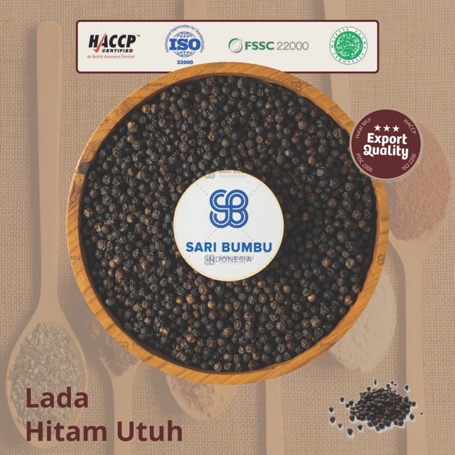 

Lada Hitam Utuh 250 Gram / Black Pepper Seed KUALITAS PREMIUM