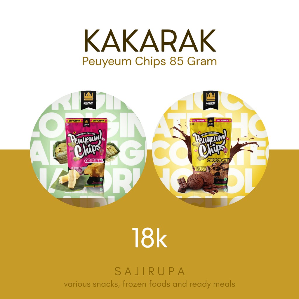 

Peuyeum Chips Kakarak 85 Gram