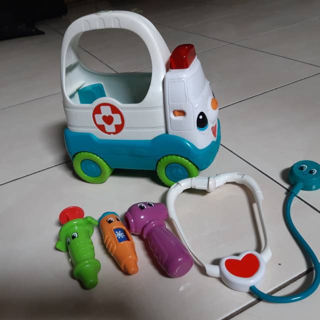Mainan elc ambulance dokter preloved