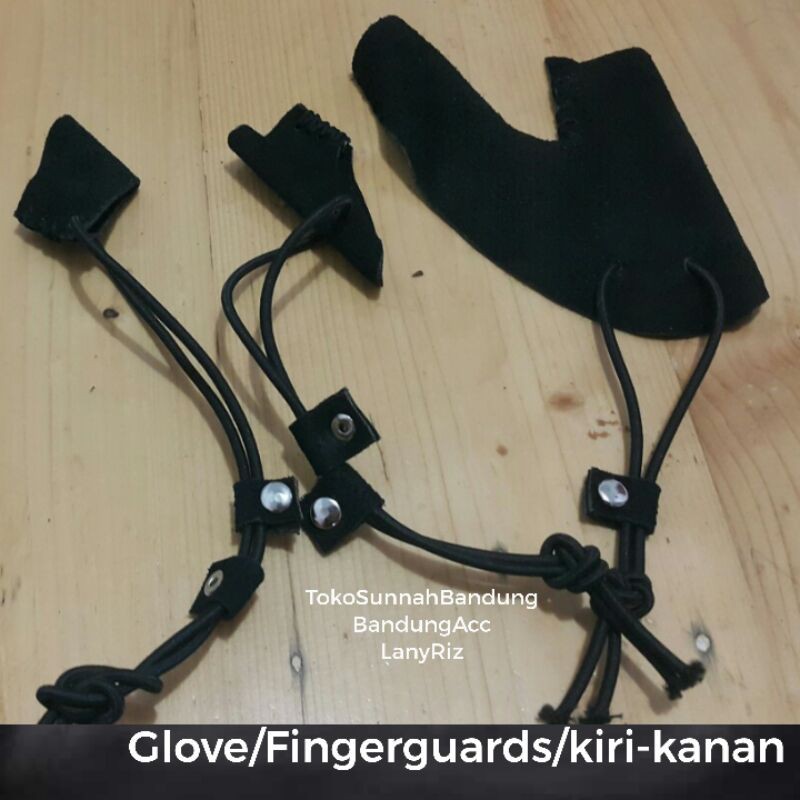 COD 1 Set Savety Kulit Asli Pelindung Tangan Thumbring Panahan Dewasa