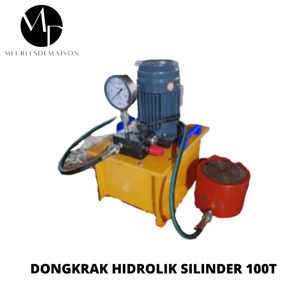 DONGKRAK HIDROLIK SILINDER ELEKTRIK 100 TON / HYDRAULIC PUMP ELECTRIC
