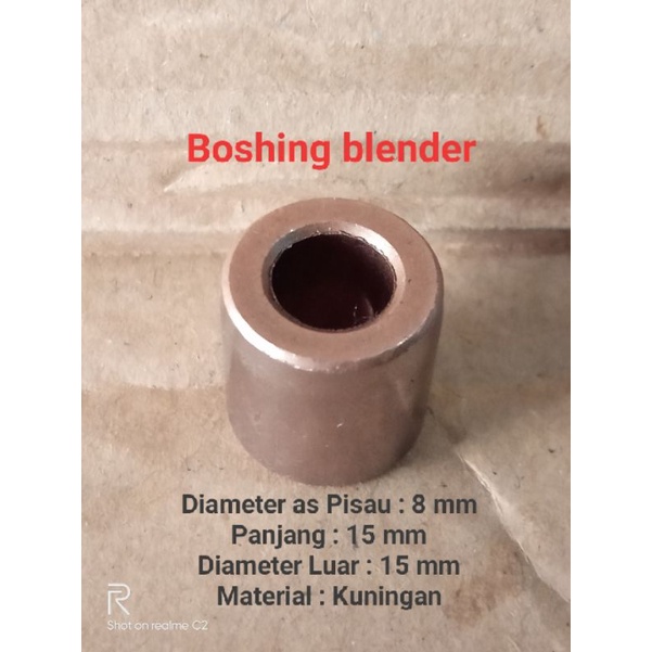 Boshing Kuningan untuk Mounting/Pisau Blender Miyako model lama dan merk NATIONAL