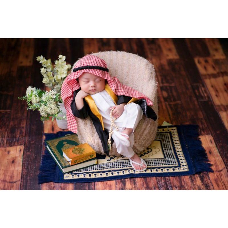 Jubah Asykar Anak Unik/Jubah Anak murah/jubah bayi newborn/kostum photoshoot/kostum newborn