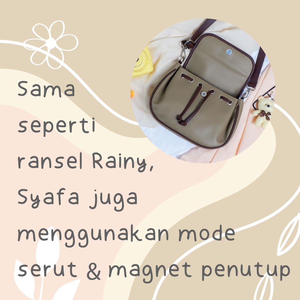 Tas Selempang Kulit Sintetis Syafa by Chessy