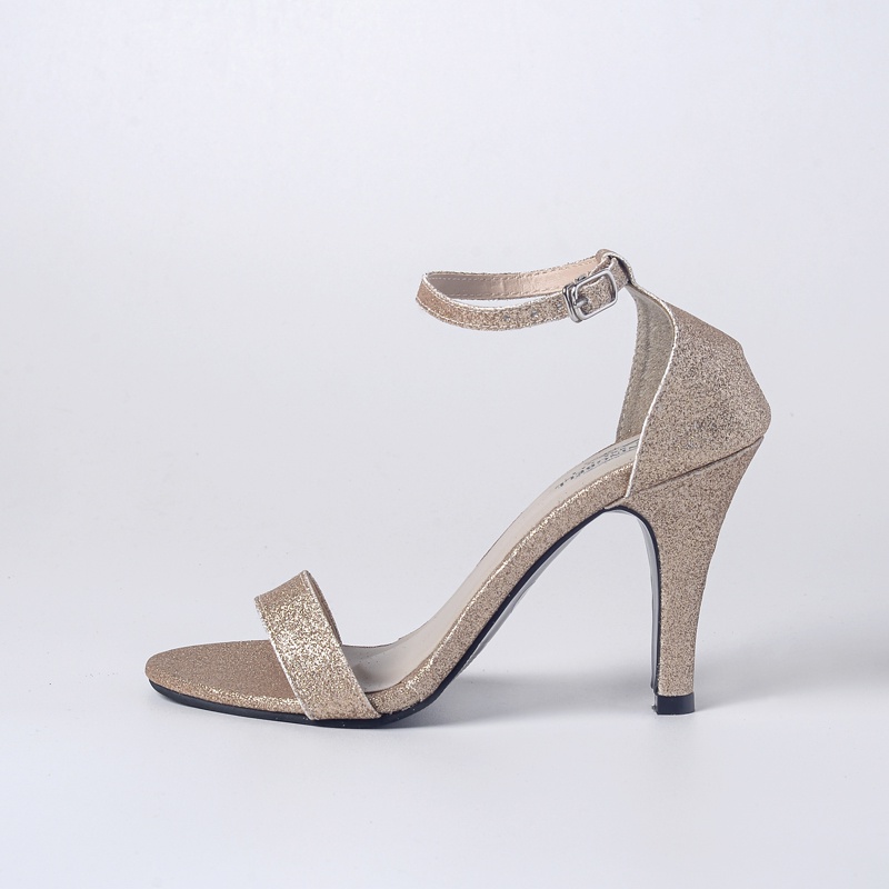 high heels strap gliter morningbell 9cm