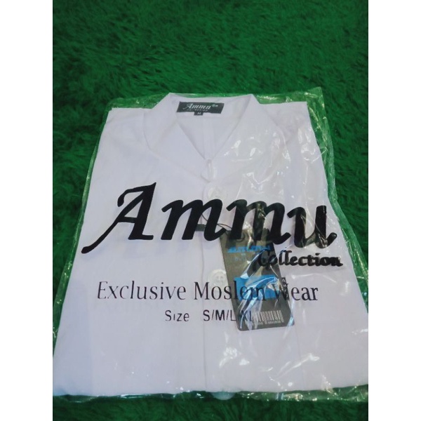 Baju Koko Ammu Collection/Original/Baju Muslim Pria Putih
