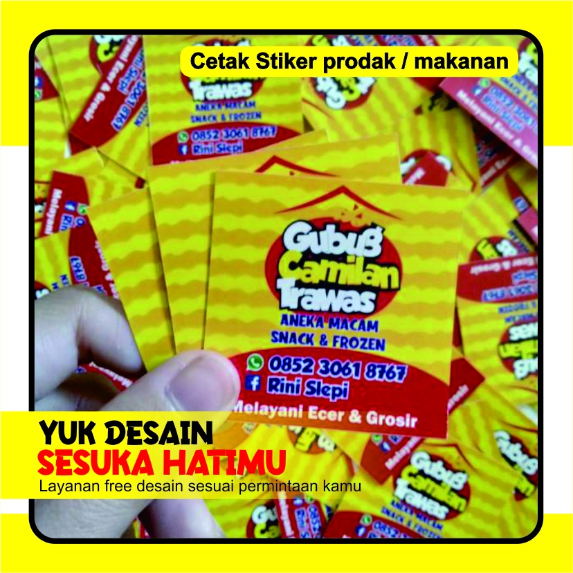 

Sticker bontac kotak/ cetak label makanan/ Label produk/ Label Kemasan/ sticker label/ sticker makanan/ cetak setiker