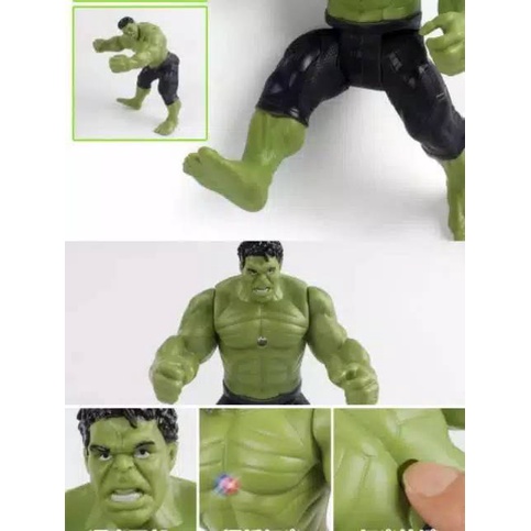 Action Figure Avengers Mainan Anak Robot Hulk Iron Man Thor Captain America Original Murah KE14