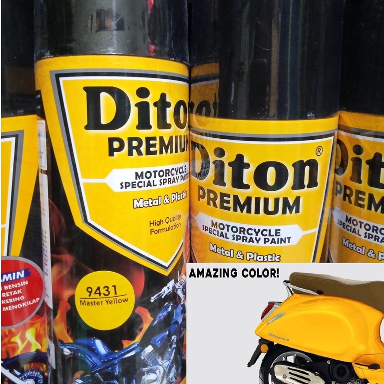 Pilok Pilox DITON Premium 9431 Master Yellow / Kuning Tua (400cc/400ml)