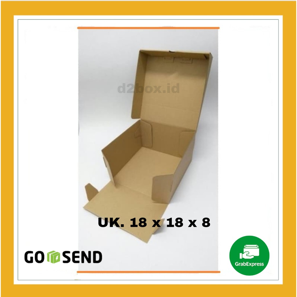 

Dus Kue 18 x 18 x 8 CM [MINIMAL PEMESANAN 5 PCS]