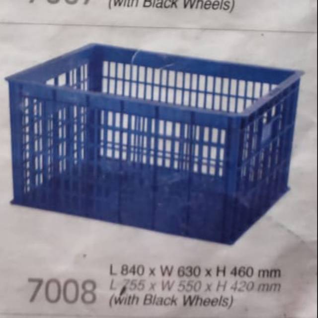 KONTAINER INDUSTRI PLASTIK RABBIT 7008 KERANJANG SERBAGUNA INDUSTRI PLASTIK 7008 RABBIT