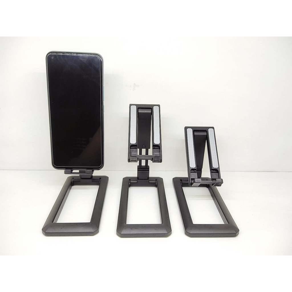 HD-28 Desktop Stand Bracket Folding Phone Holder Lipat Stand HP di Meja Adjust Up and Down