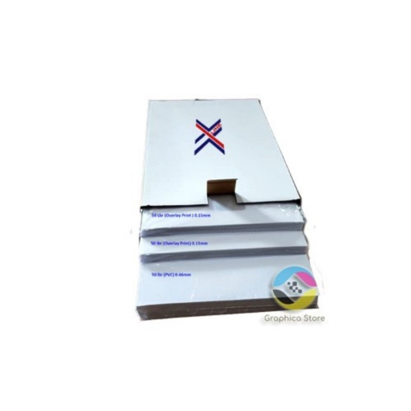 

PVC ID CARD INKJET A4 / Bahan PVC id Card XLine / Nametag