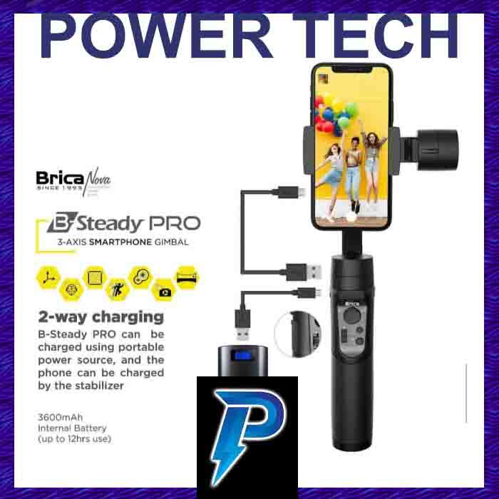 Brica Gimbal Nova B-Steady Pro Stabilizer Tripod B Steady Terbaik