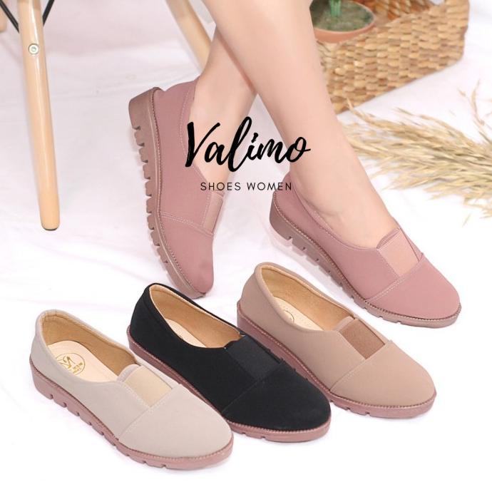 HOLLXMALL [SHOPEE12.12] | SEPATU WANITA SLIP ON REZILIA - VALIMO