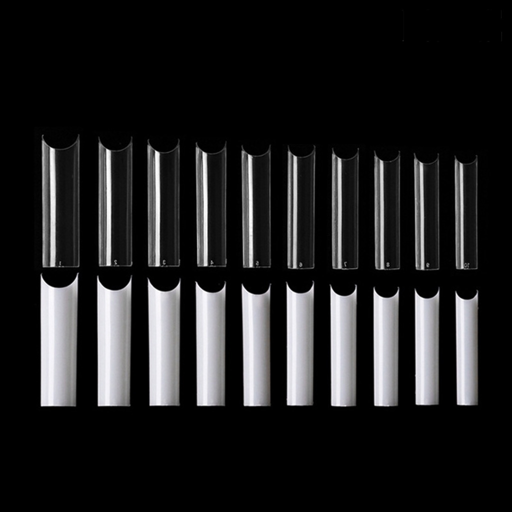 Providence 100Pcs/Box Nails Tips Professional Makeup Tools ABS Full Coverage Fake Nails Tips for Household