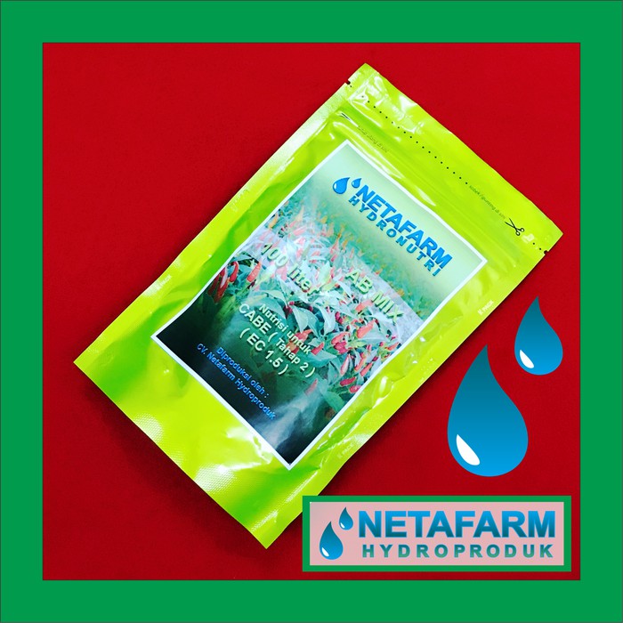 Nutrisi Hidroponik AB Mix CABE - TAHAP 2 (100 liter)