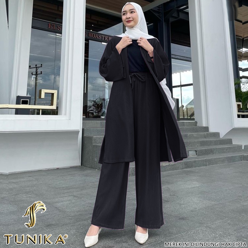 Baju Setelan Wanita Kekinian - One set Wanita - Setelan Tunik - Set Filanto - Lexoir-2