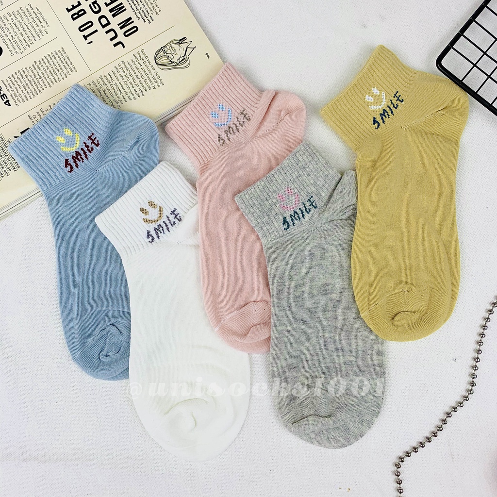 Import Kaos kaki pendek cewe wanita motif lucu 3D karakter pendek woman socks ankle sock tebal bermotif kualitas premium-3