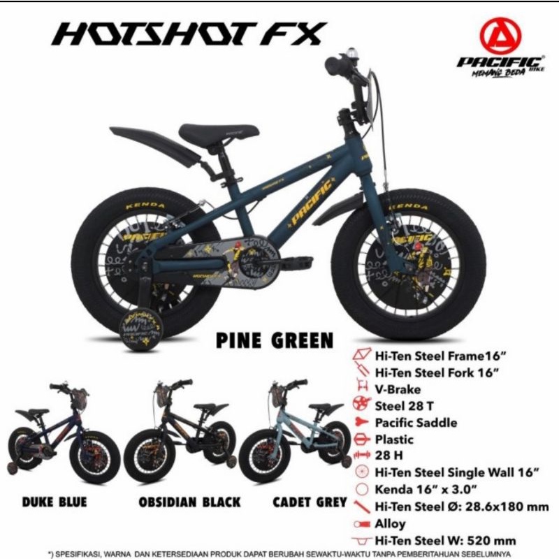 Sepeda anak BMX 16 Inch Pacific Hotshot FX 3.0