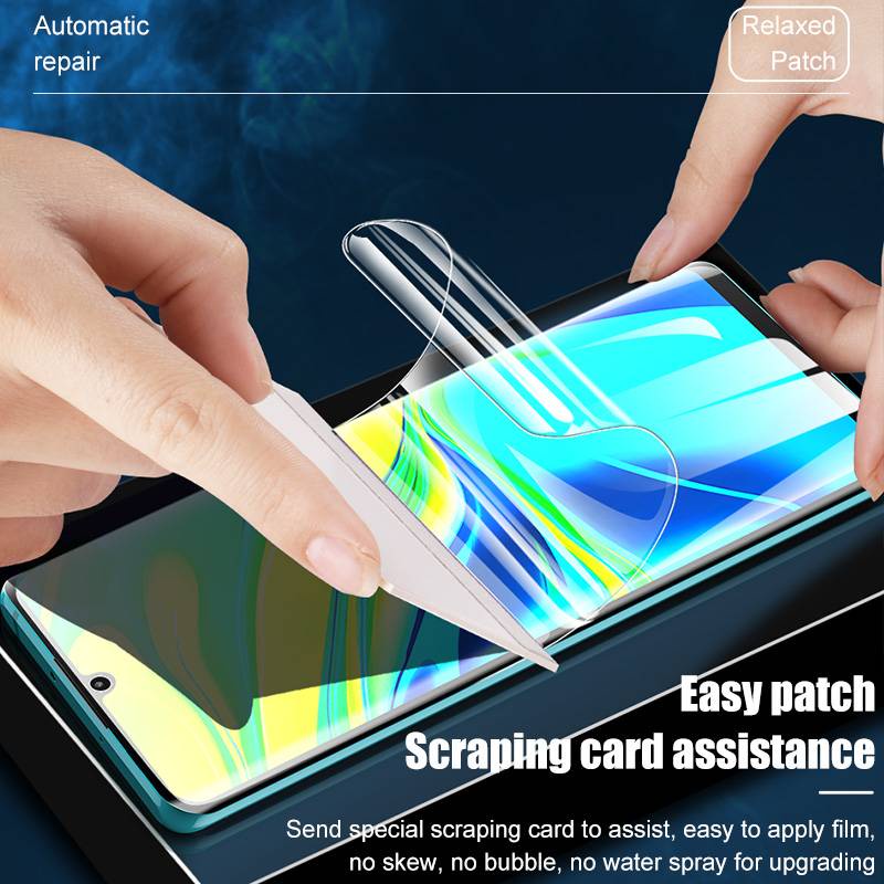 Protective Hydrogel Film for Samsung s9+ / s9 / s8+ / s8 / s7 edge / s7 / s10e / s10+ / s10 / Note 9 / Note 8 / Note 10+ / Note 10 / S20 / S20+ / s20 plus Screen Protector (Not Glass) Film