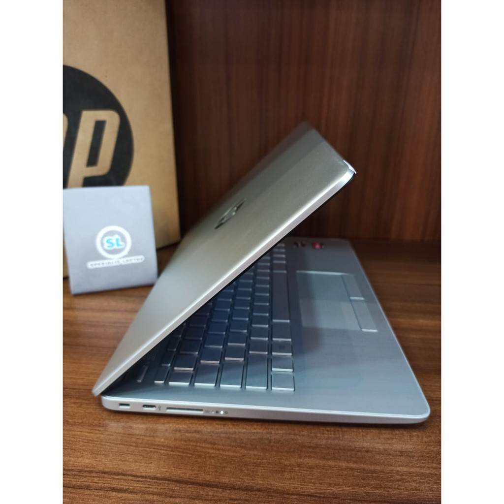 LAPTOP GAMING BARU HP 14 RYZEN 3 3250U RAM 4GB SSD 128GB WIN10HOME SILVER-3