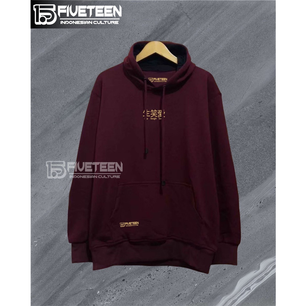 hoodie pria distro original brand tebal sweater sablon life laugh love fifteen warna marun hoodie distro pria original 100% hudie cowok murah keren suwiter buat cowok yang murah zipper jaket hoodie wanita jaket terbaru 2022 outfit