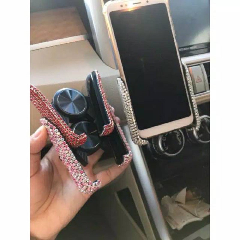 handphone holder blink holdr mobil jepitan hp holder mobil