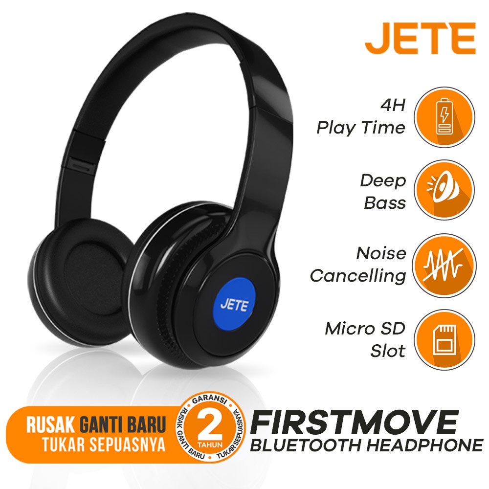 JETE 01 Headset Headphone 4 Mode Bluetooth