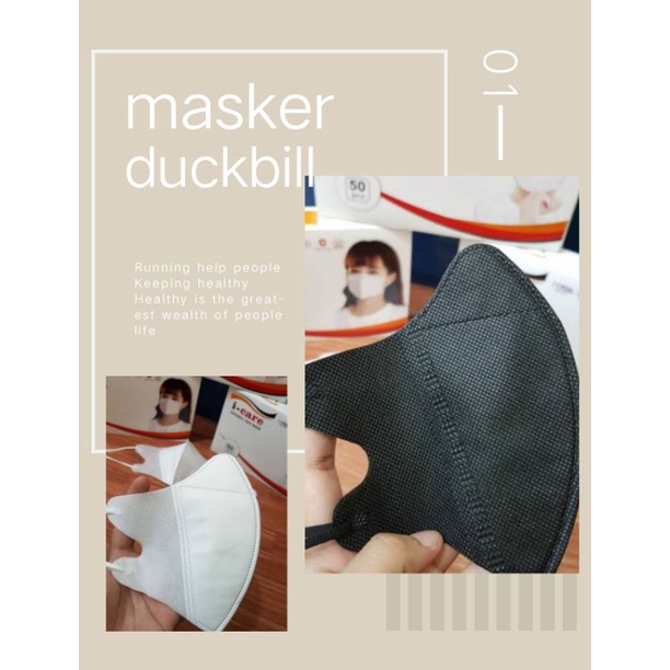 MASKER DUCKBILL/MASKER CAREION/MASKER DUCKBILL MIRIP SENSI/MASKER MURAH/MASKER CAREION