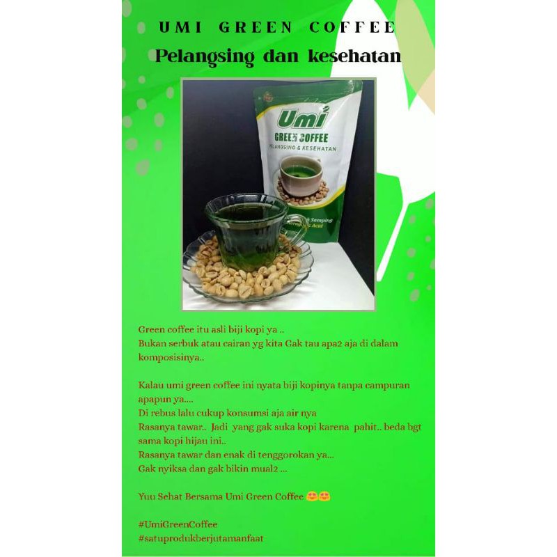 

umi green coffee