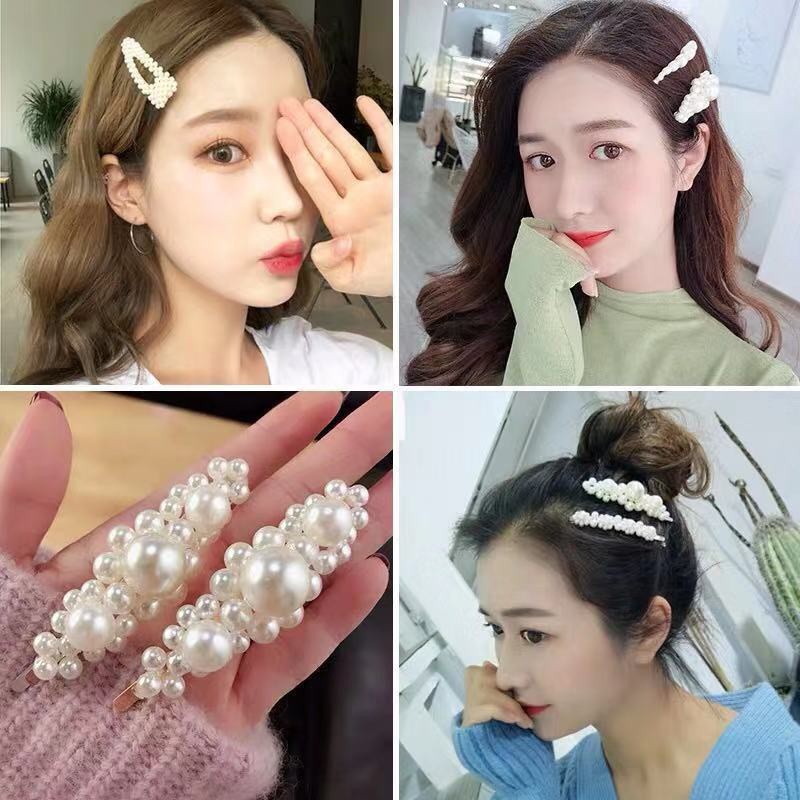 Jepit Rambut TikTok Korea Mutiara Premium Impor Best Seller
