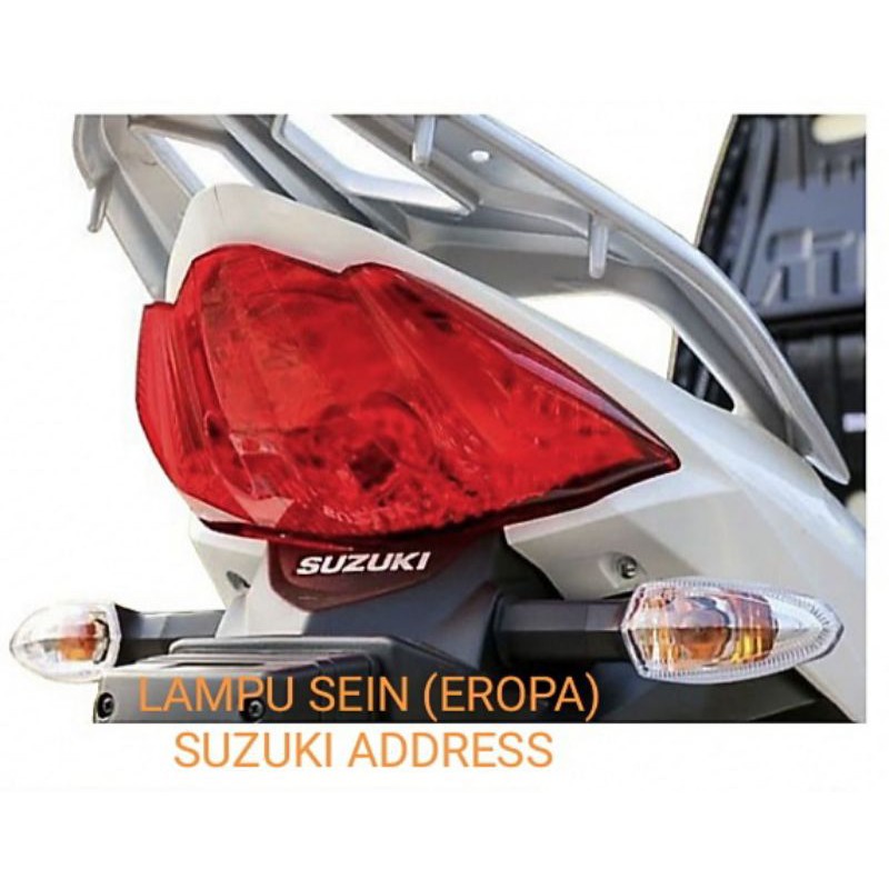 LAMPU SEIN BELAKANG (EROPA) SUZUKI ADDRESS