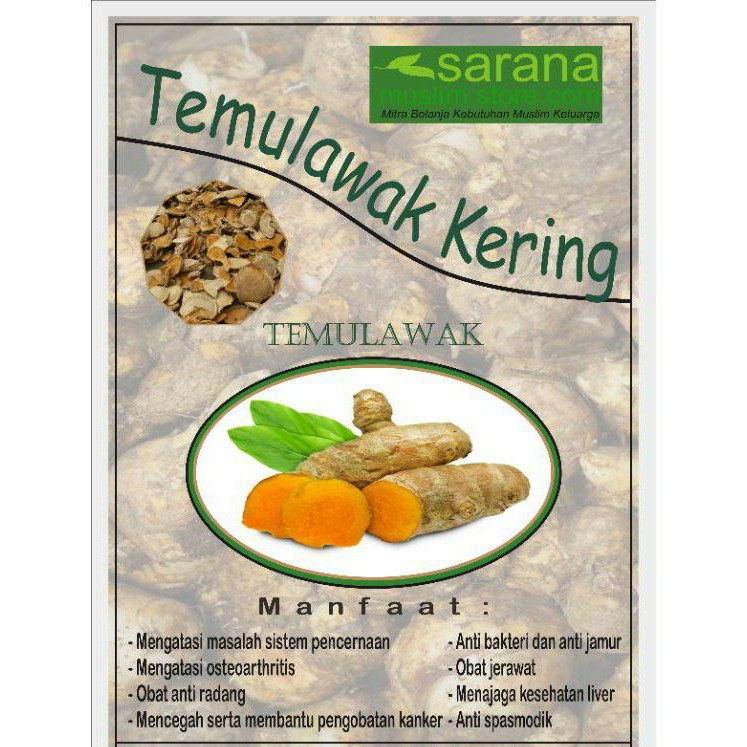 

Temulawak Kering 250gr Asli Banyak Manfaat