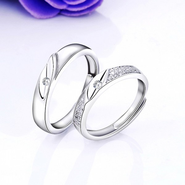 Cincin Ukir Nama Cincin Lamaran Asli Cincin Silver Polos Cincin Couple Cincin Permata Cincin RJ064 P