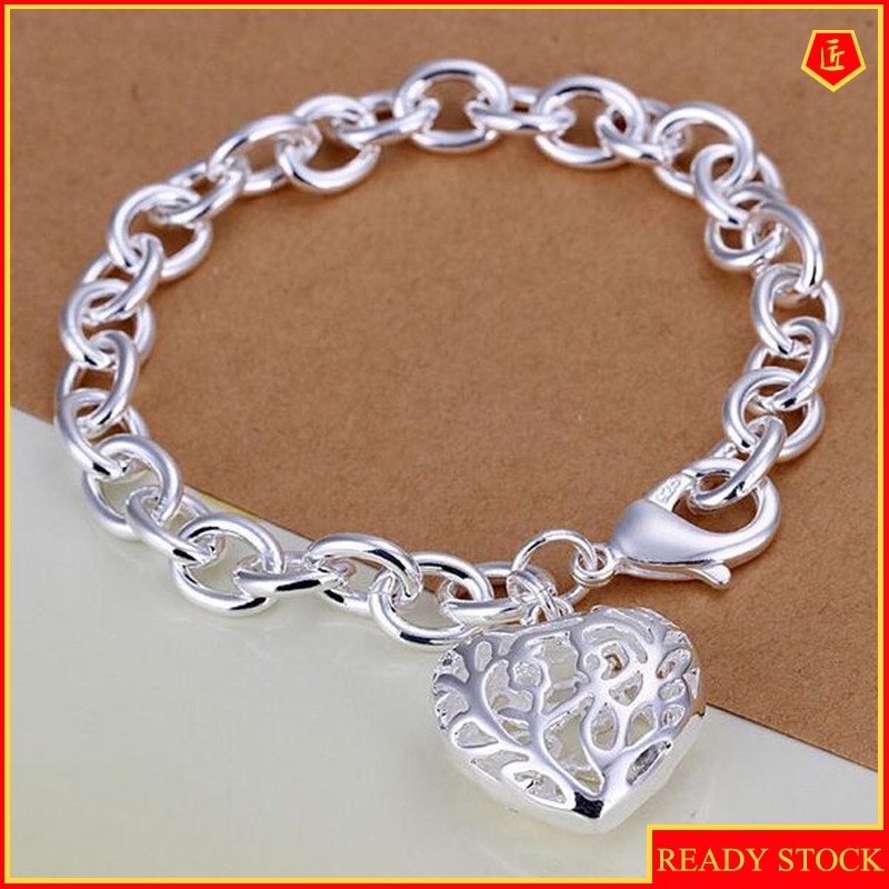 [Ready Stock]Fashion Creative Hollow Heart Bracelet