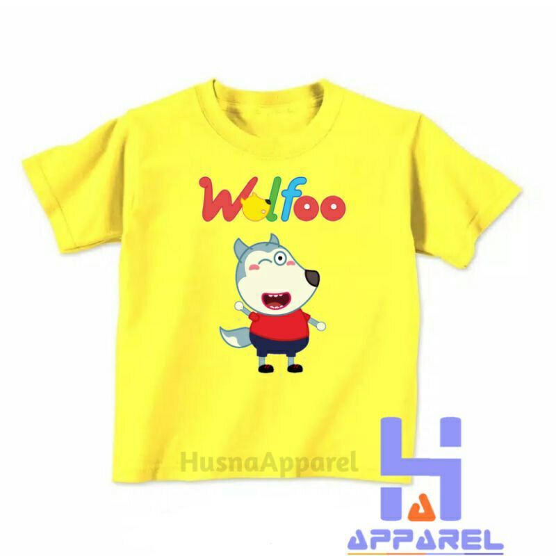 BAJU ANAK KAOS ANAK WOLFOO
