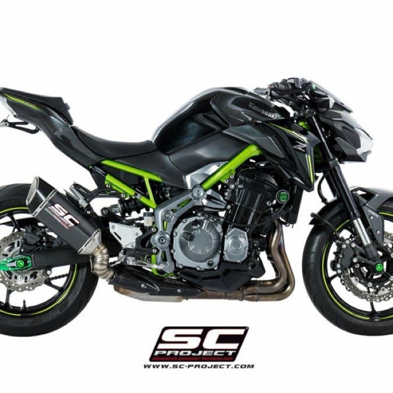 Knalpot Slip On SC Project Z900 Carbon Original