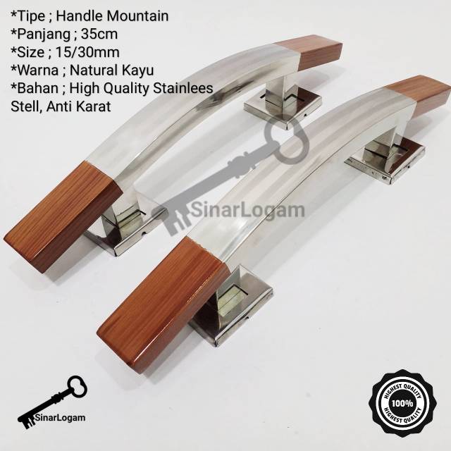 Tarikan pintu rumah / Handle pintu rumah / pegangan pintu rumah / tarikan pintu minimalis.