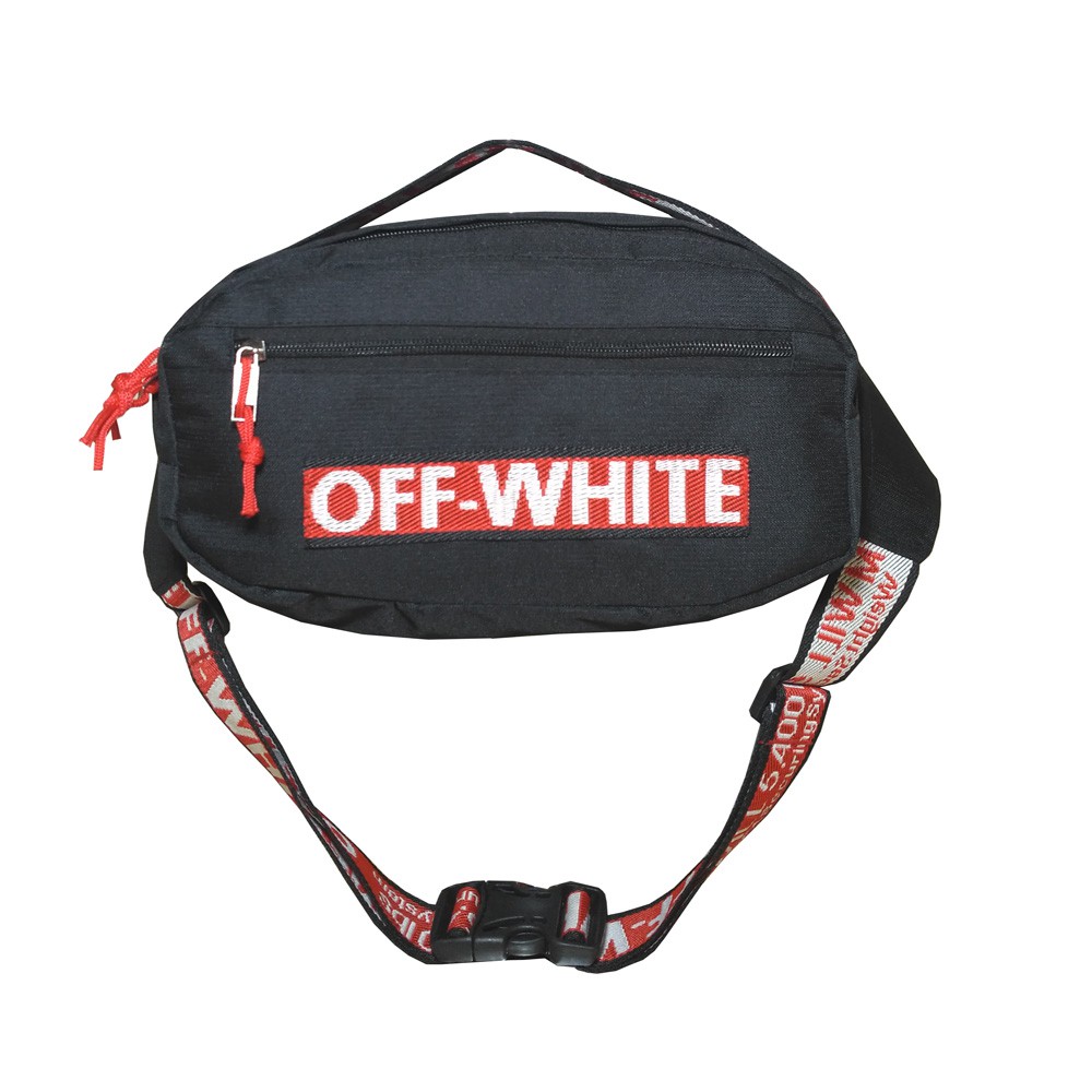 Off White Tas Multi Fubgsi /Cowok/ Cewek/Dada/Pinggang/Slempang/