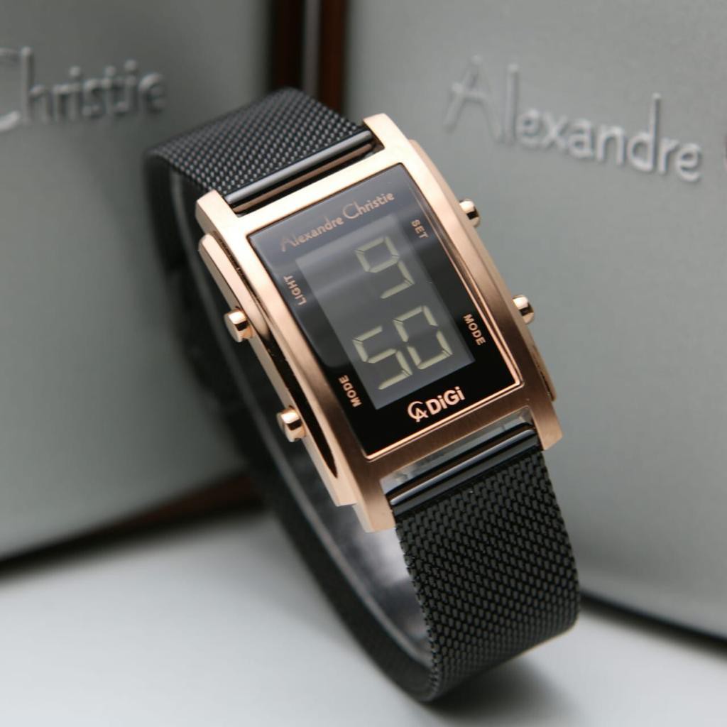 JAM TANGAN WANITA / CEWEK DIGITAL ALEXANDRE CHRISTIE AC9334