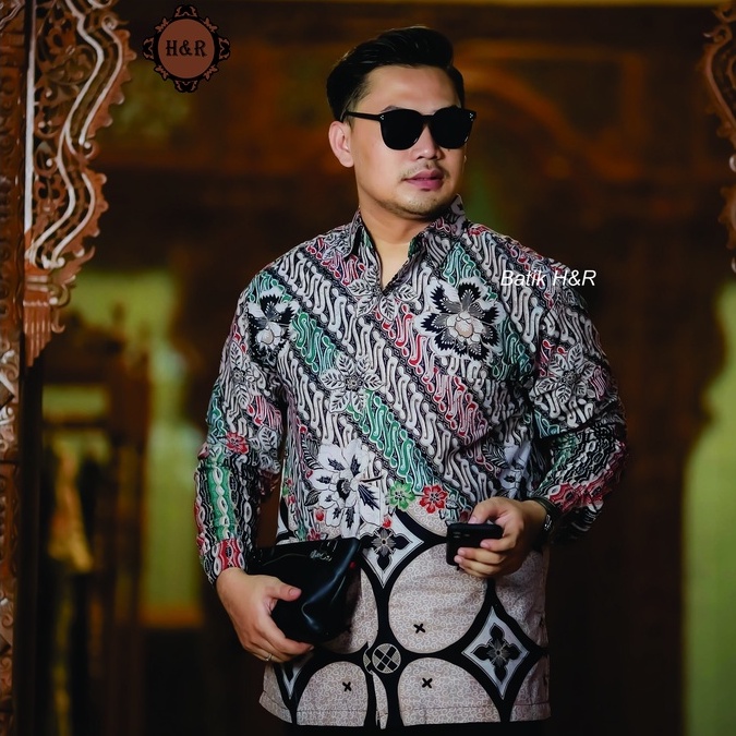 Baju Batik Pria Lengan Panjang Kemeja Batik Pria Batik Premium Kemeja Cowok Batik modern Baju Pria