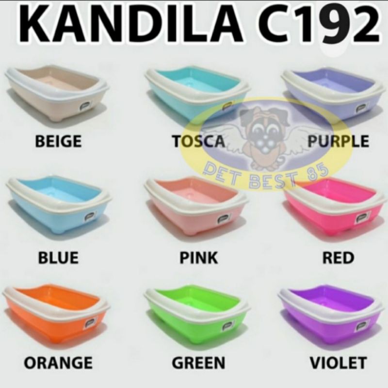 Bak Pasir Kucing / Cat Liter Box Kandila L Ukuran 50cmX38cmX16cm
