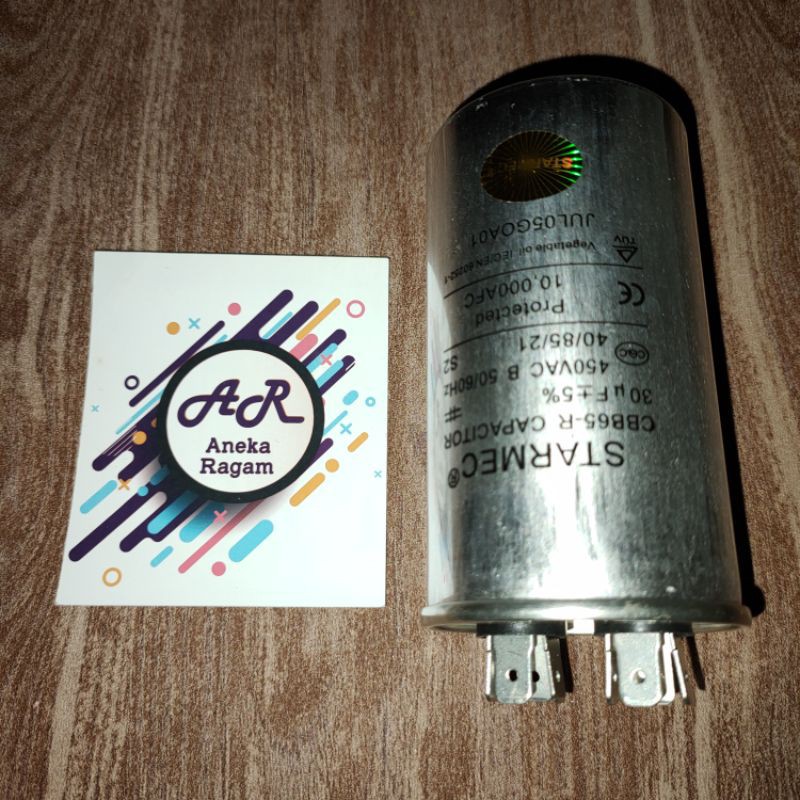 Capacitor Kapasitor AC 30uf 450v