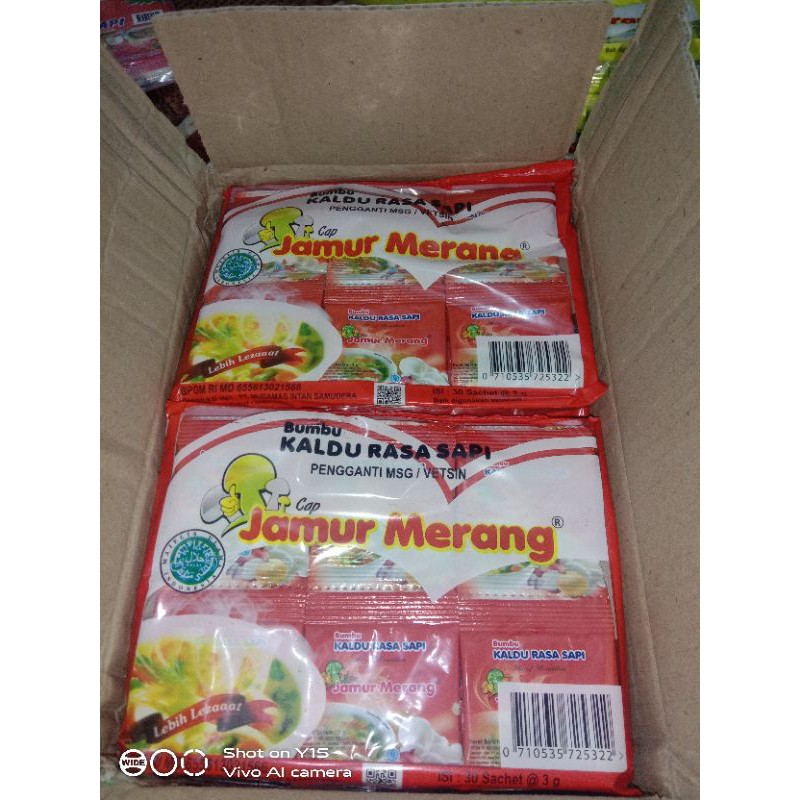 Kaldu Cap Jamur Merang  Rasa jamur merang/ori_ 1Dus