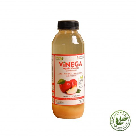 

Jual Vinega Apple Cider Vinegar (Acv) Cuka Apple 500 Ml, With The Mother