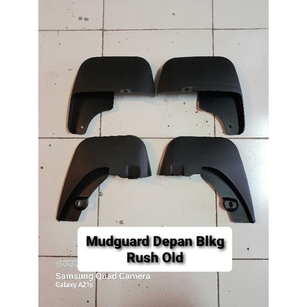 Mudguard Karpet Lumpur Roda Mobil Toyota Rush Lama th 2010 Depan Belakang 4pc
