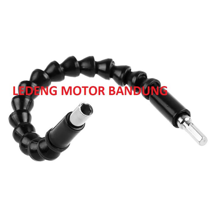 Selang Kawat Fleksibel Obeng Bor Screwdriver Flexible Extension 1/4 Bit Holder